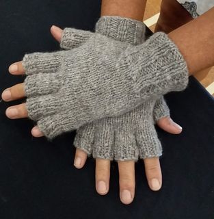 Handknitted Fingerless Gloves