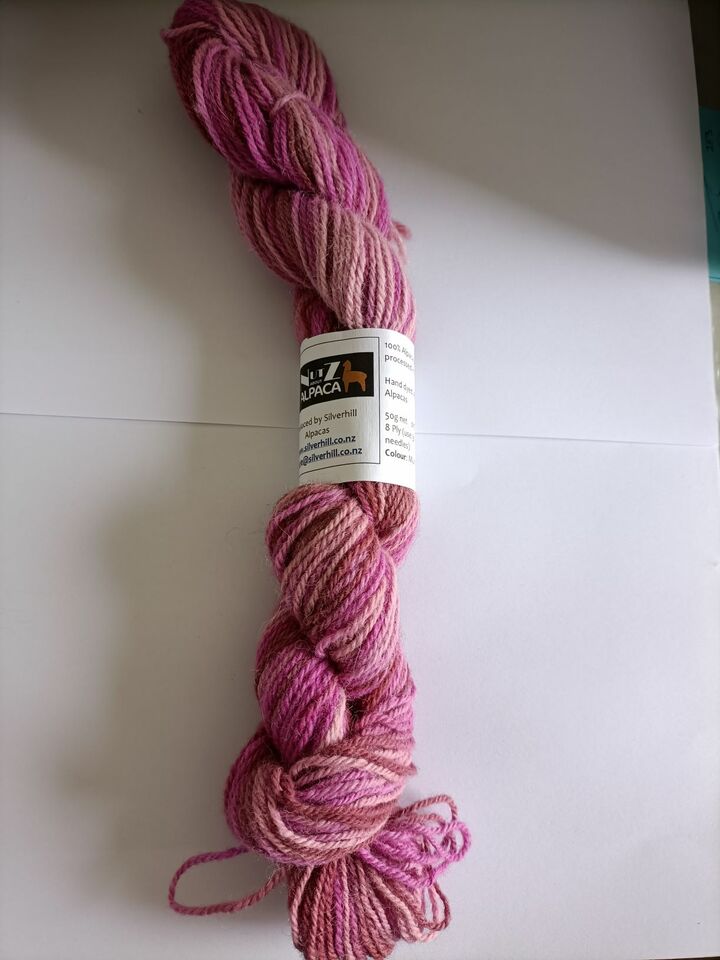 Indie Dyed NZ Alpaca yarn