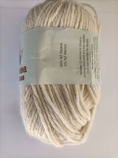 NZ Alpaca 8 Ply Yarn (not dyed)