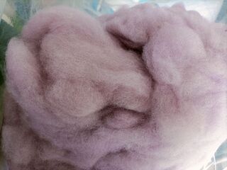Dyed Alpaca Fibre - Mauve