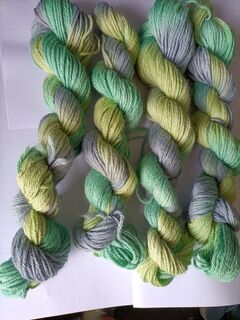 Restock of popular dyed 8 ply yarn